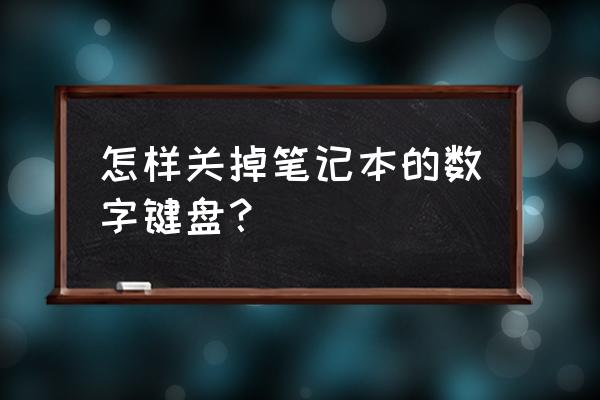 筆記本電腦如何把數(shù)字鍵取消 怎樣關(guān)掉筆記本的數(shù)字鍵盤? 筆記本電腦如何把數(shù)字鍵取消 怎樣關(guān)掉筆記本的數(shù)字鍵盤?