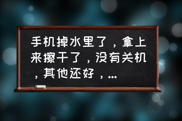 改善手機(jī)音量的通用方法超級(jí)實(shí)用 手機(jī)掉水里了，拿上來擦干了，沒有關(guān)機(jī)，其他還好，就是聲音變雜變小了，怎么處理？