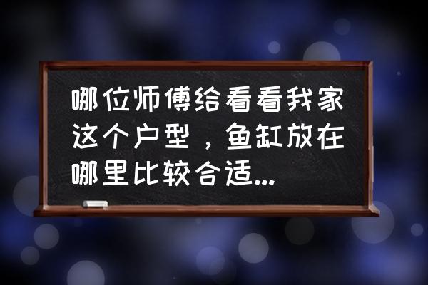 家里的玄關(guān)在哪個(gè)位置示意圖 哪位師傅給看看我家這個(gè)戶型，魚(yú)缸放在哪里比較合適？為什么？