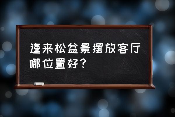 客廳屏風擺放什么植物最好 逢來松盆景擺放客廳哪位置好？
