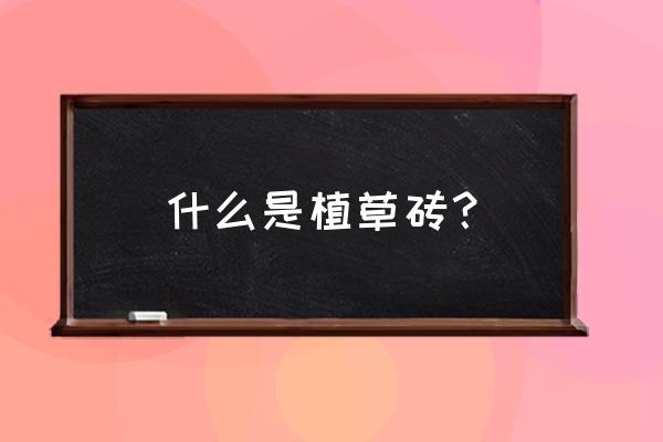 植草磚施工每工能鋪多少平米 什么是植草磚？